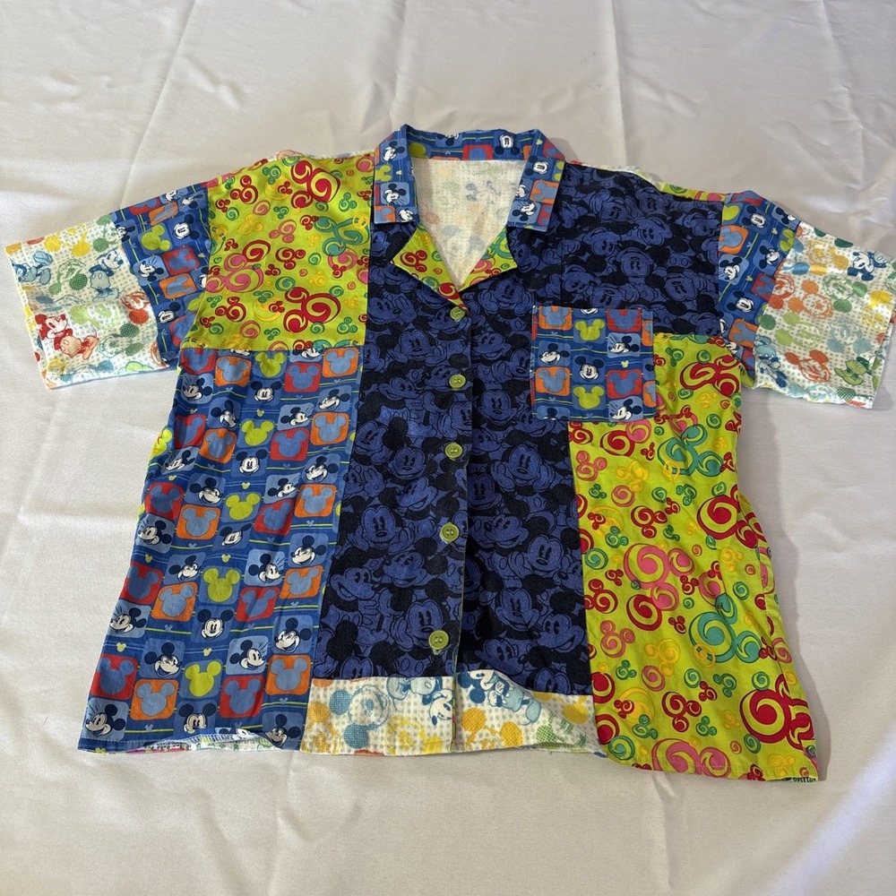 Vintage Handmade Disney Mickey Mouse Shirt Medium